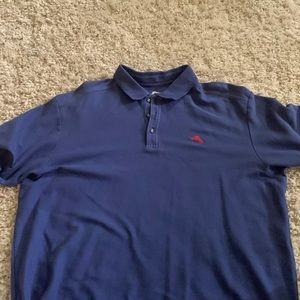 Tommy Bahama XL navy blue dress shirt good condition
